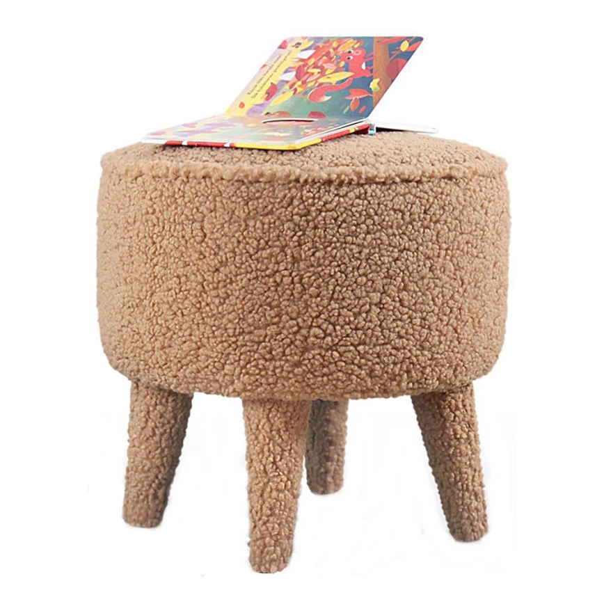 Tabouret PIXI Ø 38 cm, marron