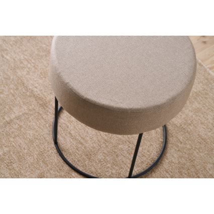 Tabouret RELO Ø 40 cm beige
