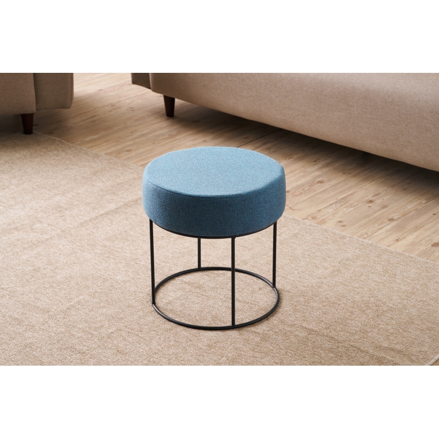Tabouret RELO Ø 40 cm bleu