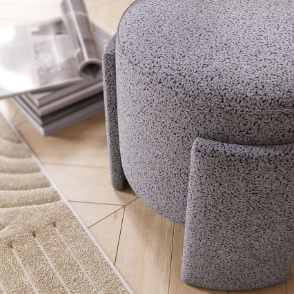 Tabouret ROCKET Ø 39 cm gris