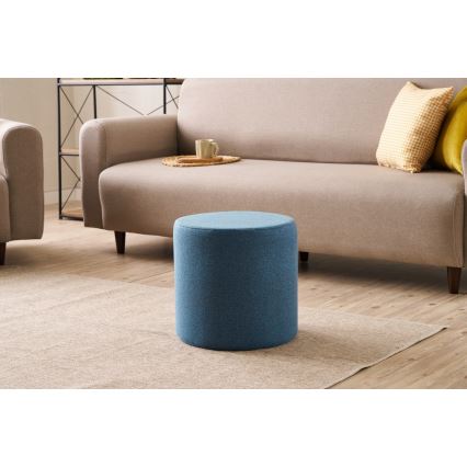 Tabouret RONDO Ø 40 cm bleu