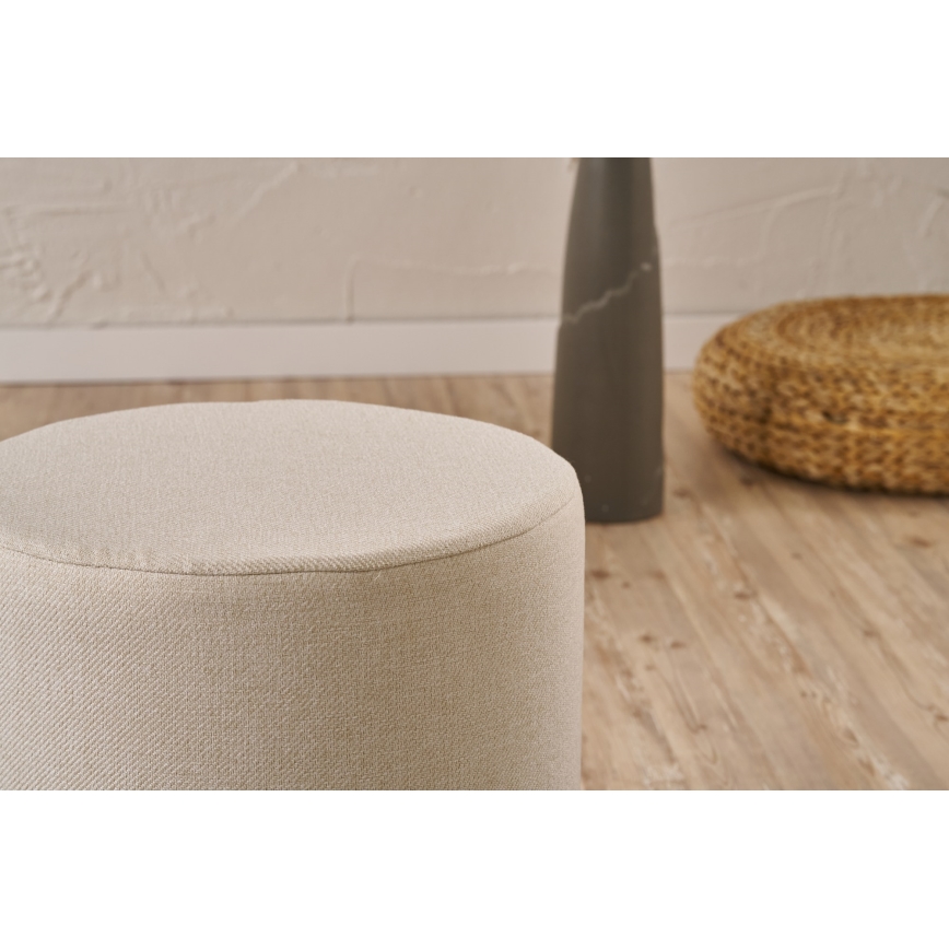 Tabouret RONDO Ø 40 cm crème