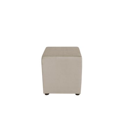 Tabouret SIX 40 x 40 cm beige