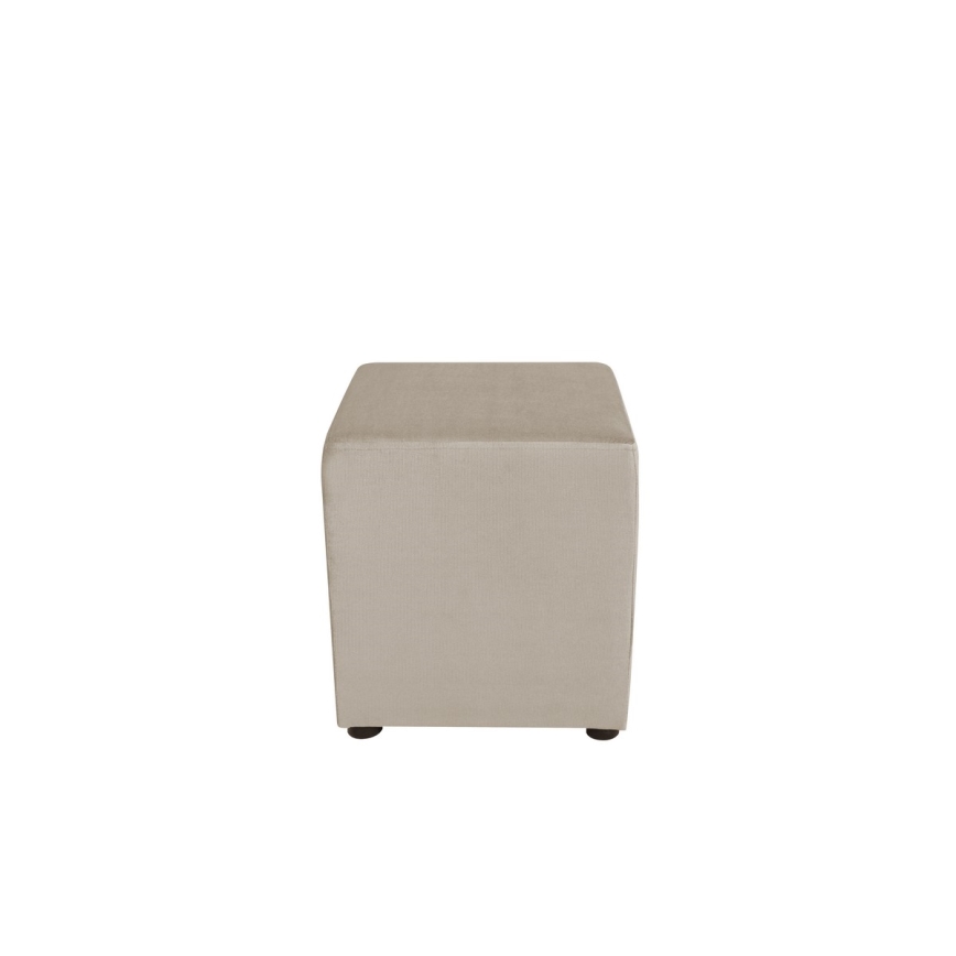 Tabouret SIX 40 x 40 cm beige