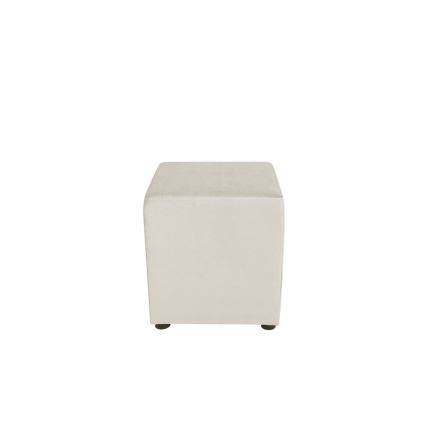 Tabouret SIX 40x40 cm crème