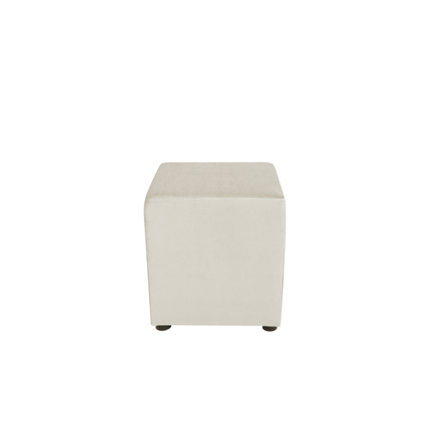 Tabouret SIX 40x40 cm crème