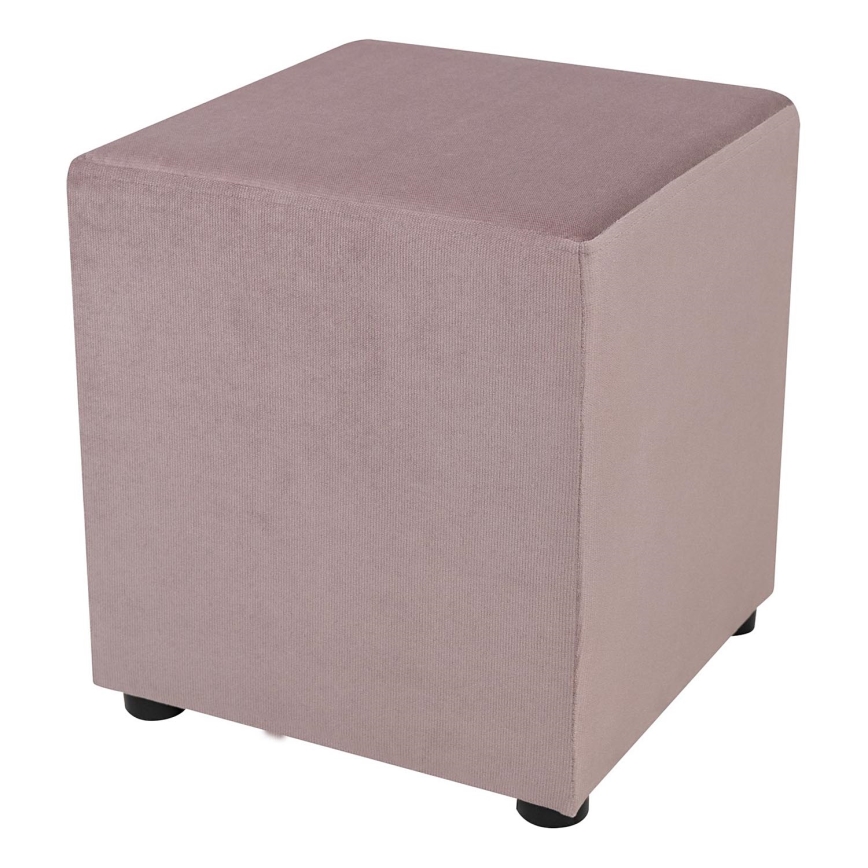 Tabouret SIX 40x40 cm rose