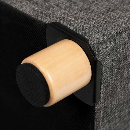 Tabouret SULTAN 38x40 cm gris foncé
