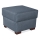 Tabouret VIVA 51x51 cm bleu
