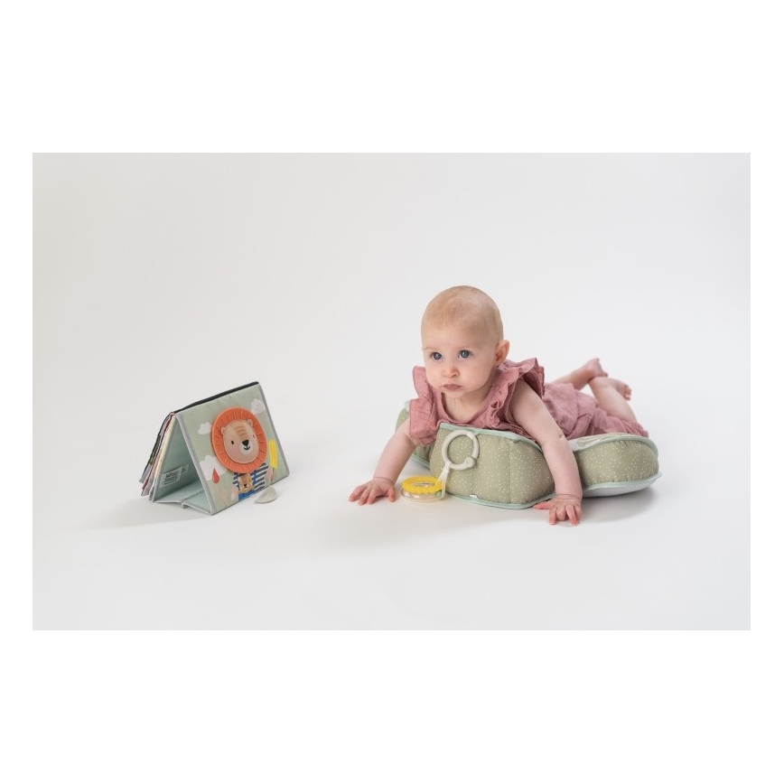 Taf Toys - Cuscino per bambini per l'ora del pancino TUMMY-TIME savana