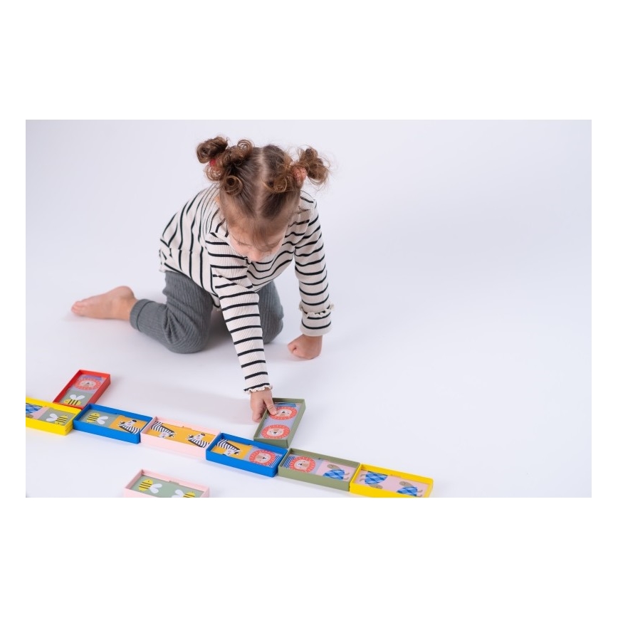 Taf Toys - Domino per bambini 4in1 animali
