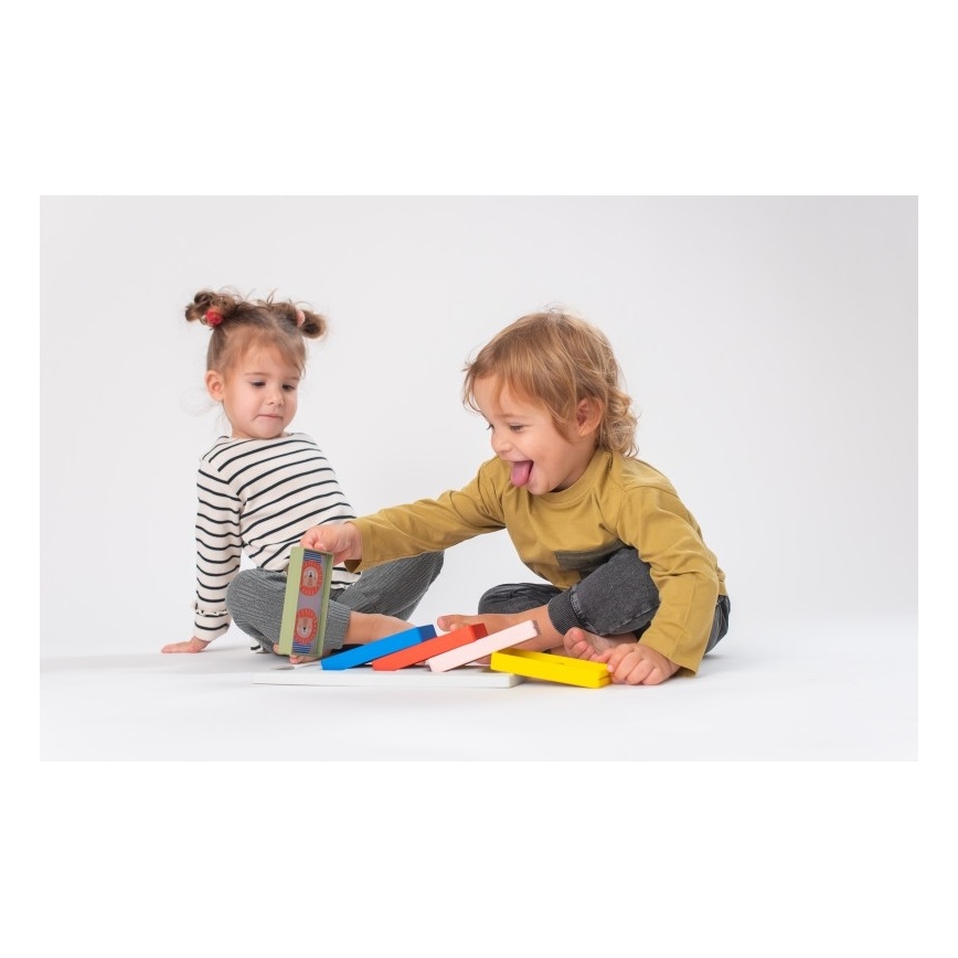 Taf Toys - Domino per bambini 4in1 animali