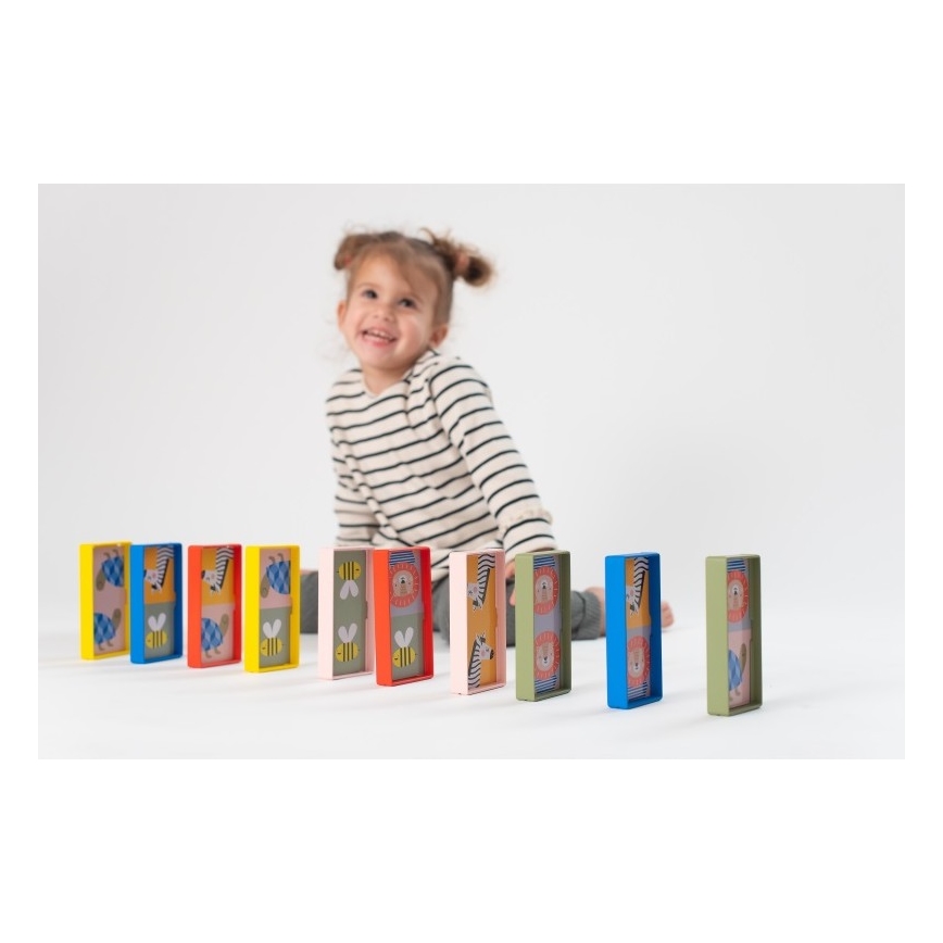 Taf Toys - Domino per bambini 4in1 animali