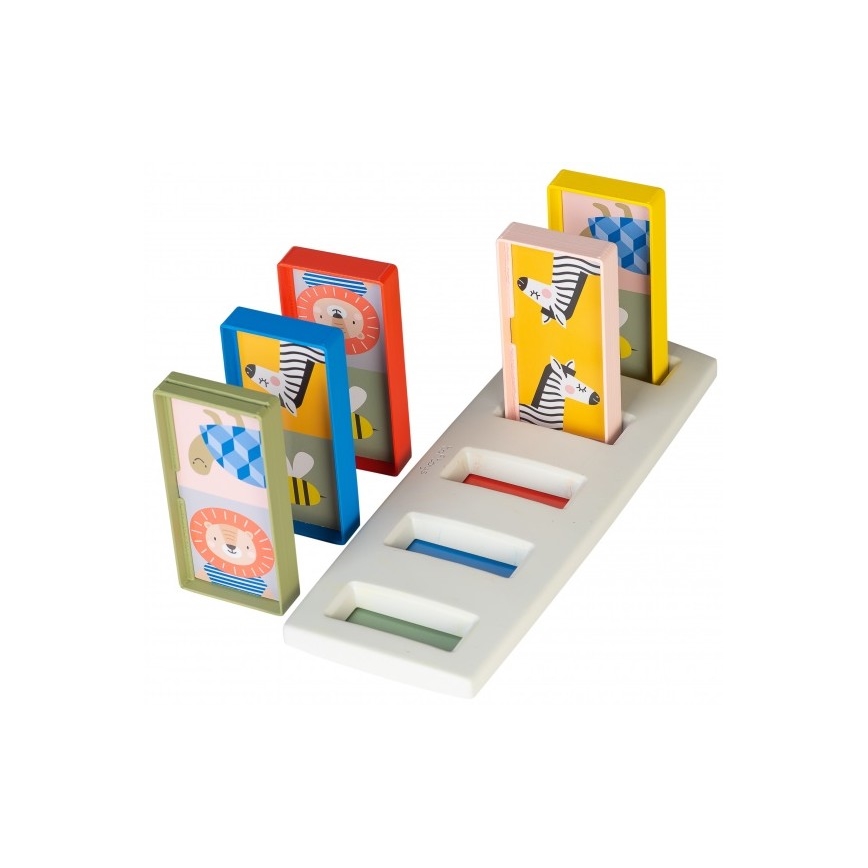 Taf Toys - Domino per bambini 4in1 animali