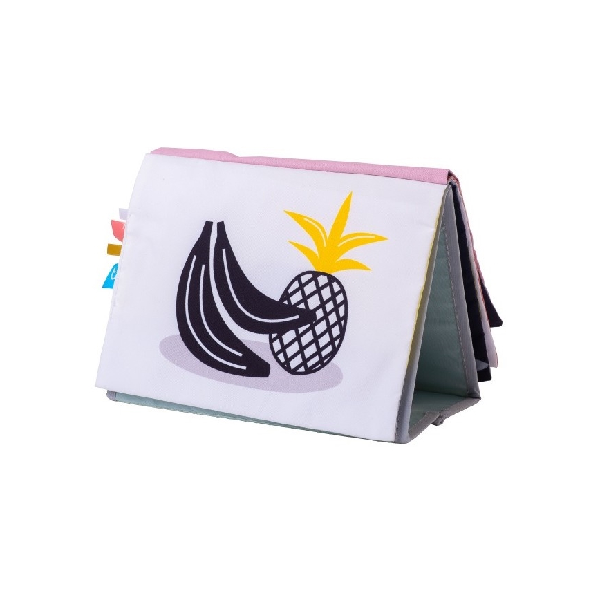 Taf Toys - Libro tessile per bambini con specchio della savana