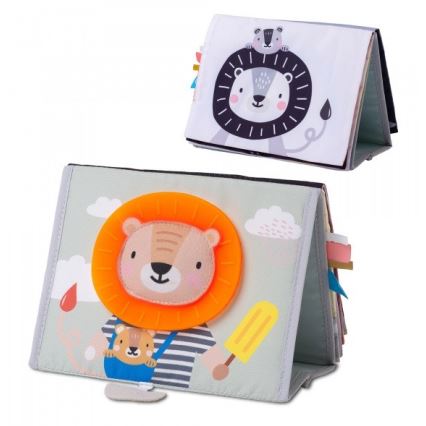 Taf Toys - Libro tessile per bambini con specchio della savana