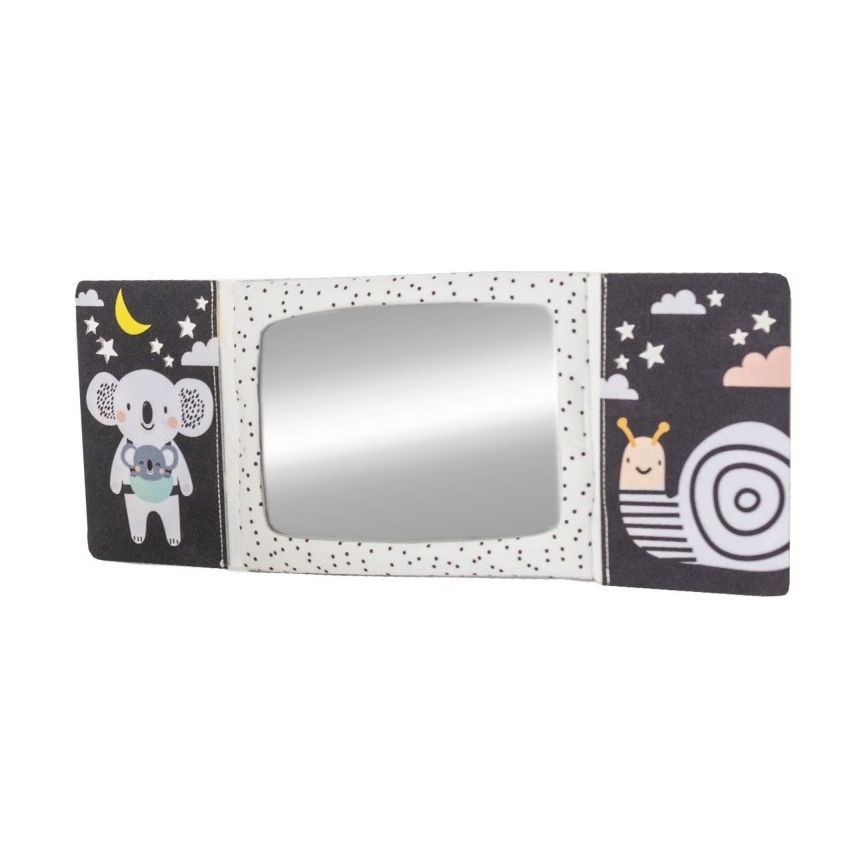 Taf Toys - Libro tessile per bambini con specchio nero