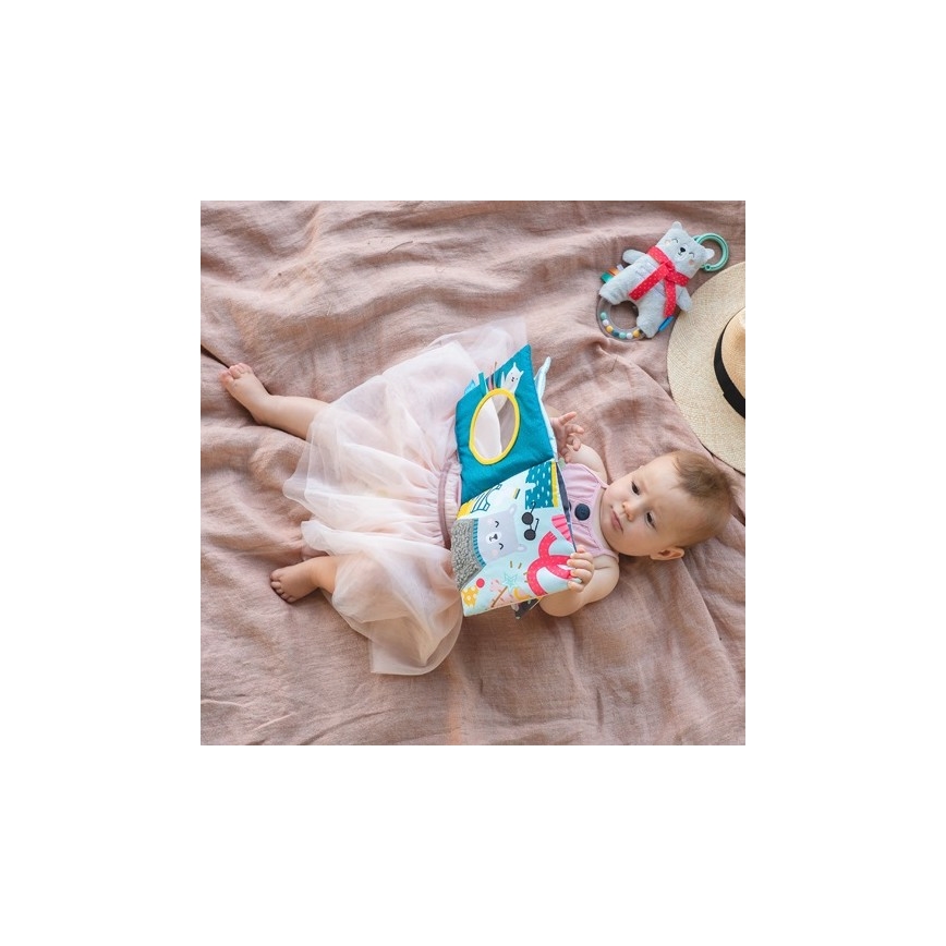 Taf Toys - Livre en textile pour enfant ourson