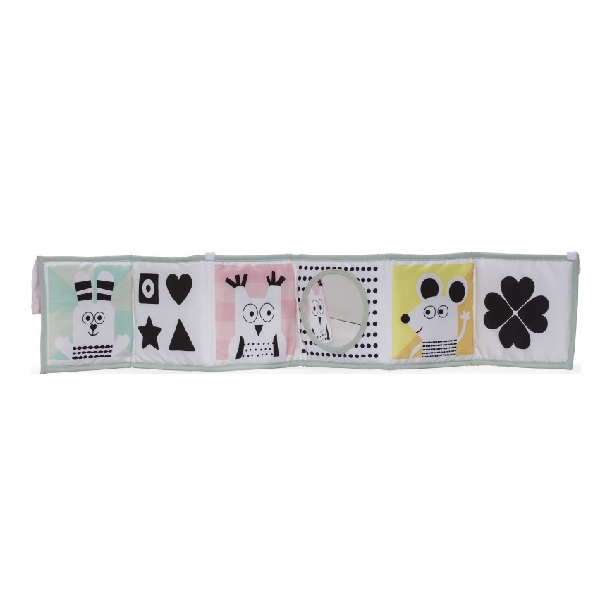 Taf Toys - Livre textile pour enfants 3en1 animaux