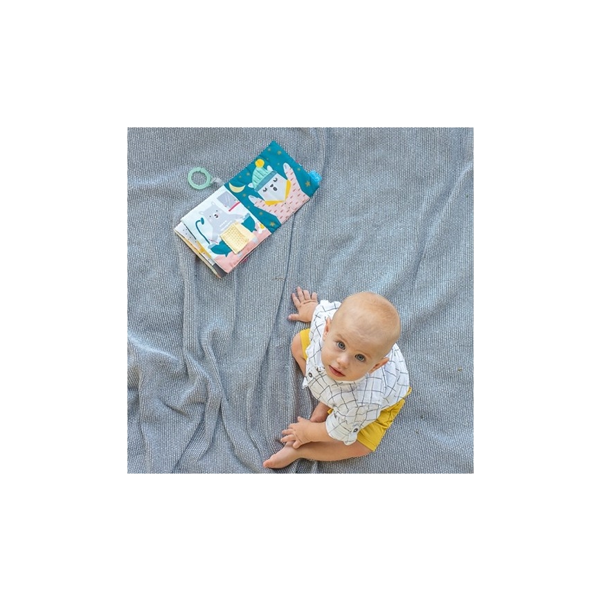 Taf Toys - Orso libro in tessuto per bambini