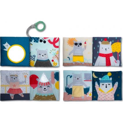 Taf Toys - Orso libro in tessuto per bambini
