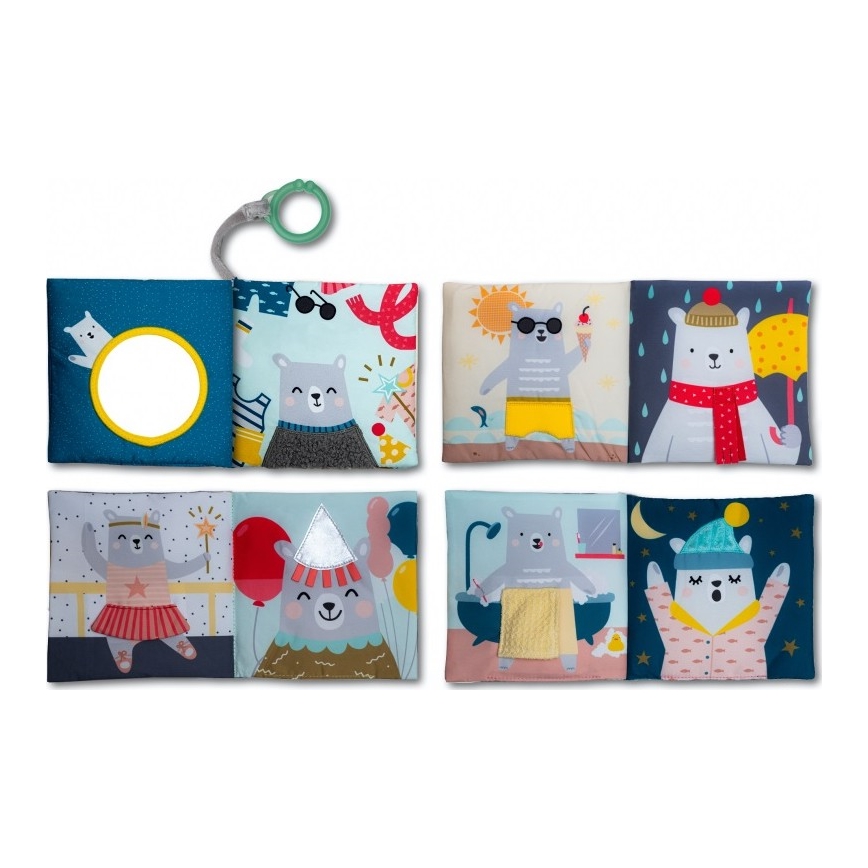 Taf Toys - Orso libro in tessuto per bambini