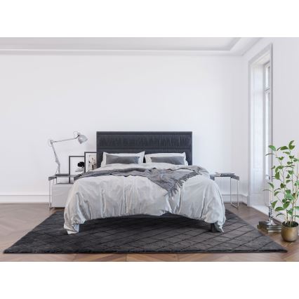 Tapis antidérapant MODENA NEW 120x160 cm anthracite
