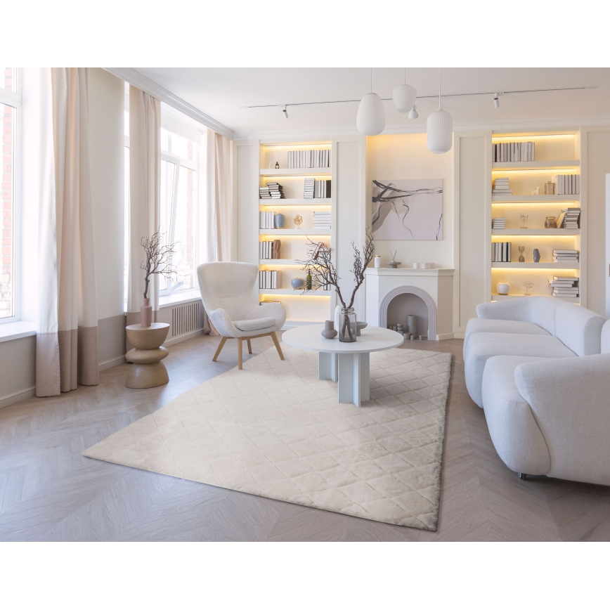 Tapis antidérapant MODENA NEW 120x160 cm crème