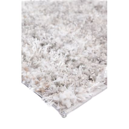 Tapis BILBAO SHAGGY 80 x 150 cm gris/anthracite