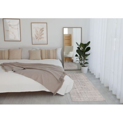 Tapis BILBAO SHAGGY 80x150 cm beige