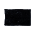 Tapis de bain antidérapant CHENILLE 50x80 cm noir