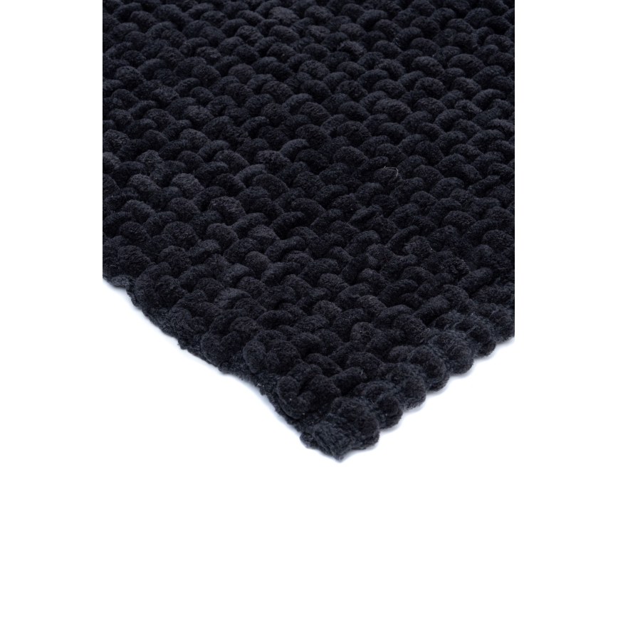Tapis de bain BELWEDER 60 x 100 cm noir