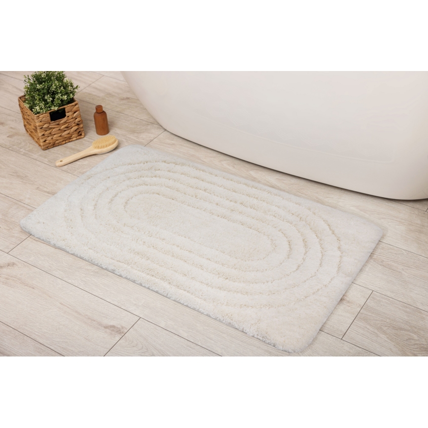 Tapis de bain CARMEN 50x80 cm crème