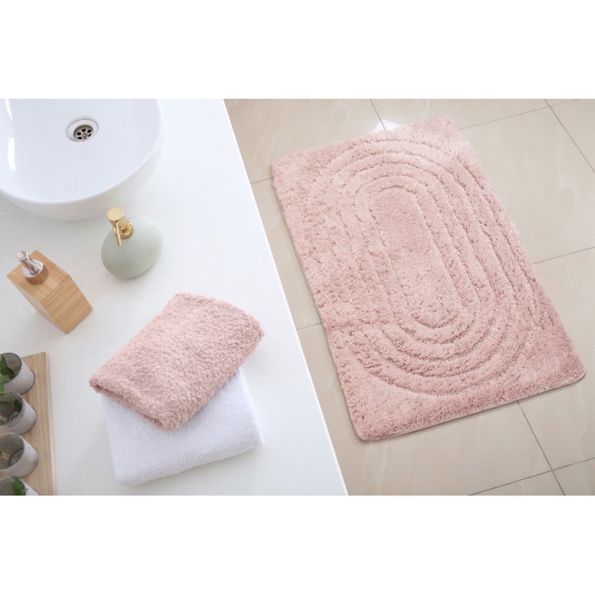 Tapis de bain CARMEN 50x80 cm rose