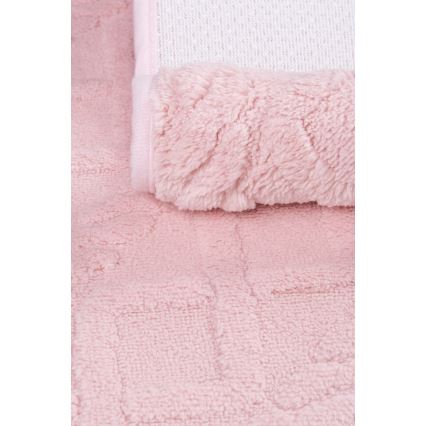 Tapis de bain NEW STYLE 3D 60 x 90 cm rose