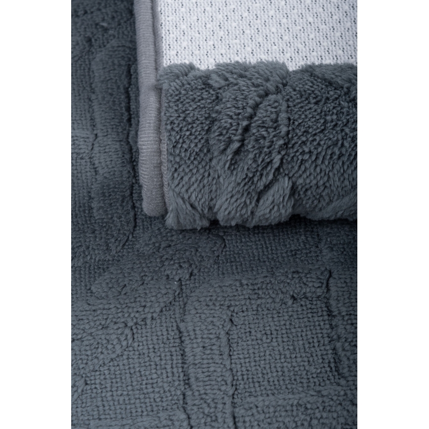 Tapis de bain NEW STYLE 3D 60x90 cm gris