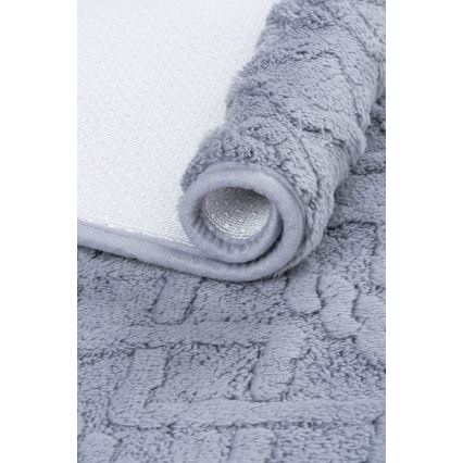 Tapis de bain NEW STYLE 3D 60x90 cm gris