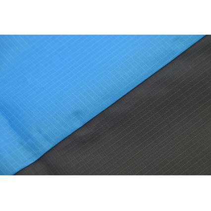 Tapis de plage 200x200 cm bleu/gris