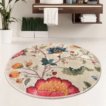 Tapis de salle de bains ARYA d. 100 cm coloré
