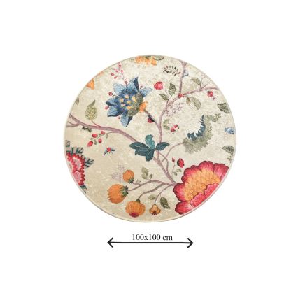 Tapis de salle de bains ARYA d. 100 cm coloré