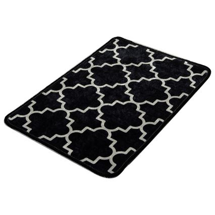 Tapis de salle de bains KUPA 40x60 cm noir