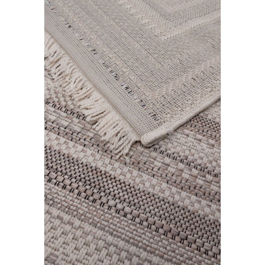 Tapis d'extérieur ORIA 120 x 170 cm gris