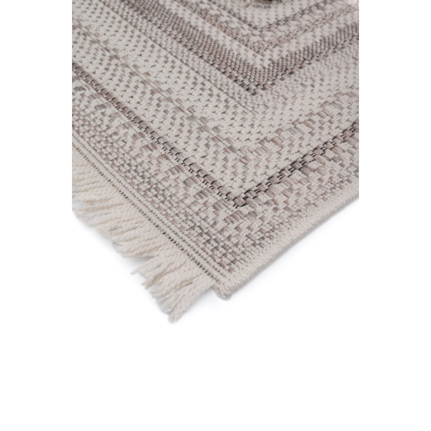 Tapis d'extérieur ORIA 70x140 cm, gris