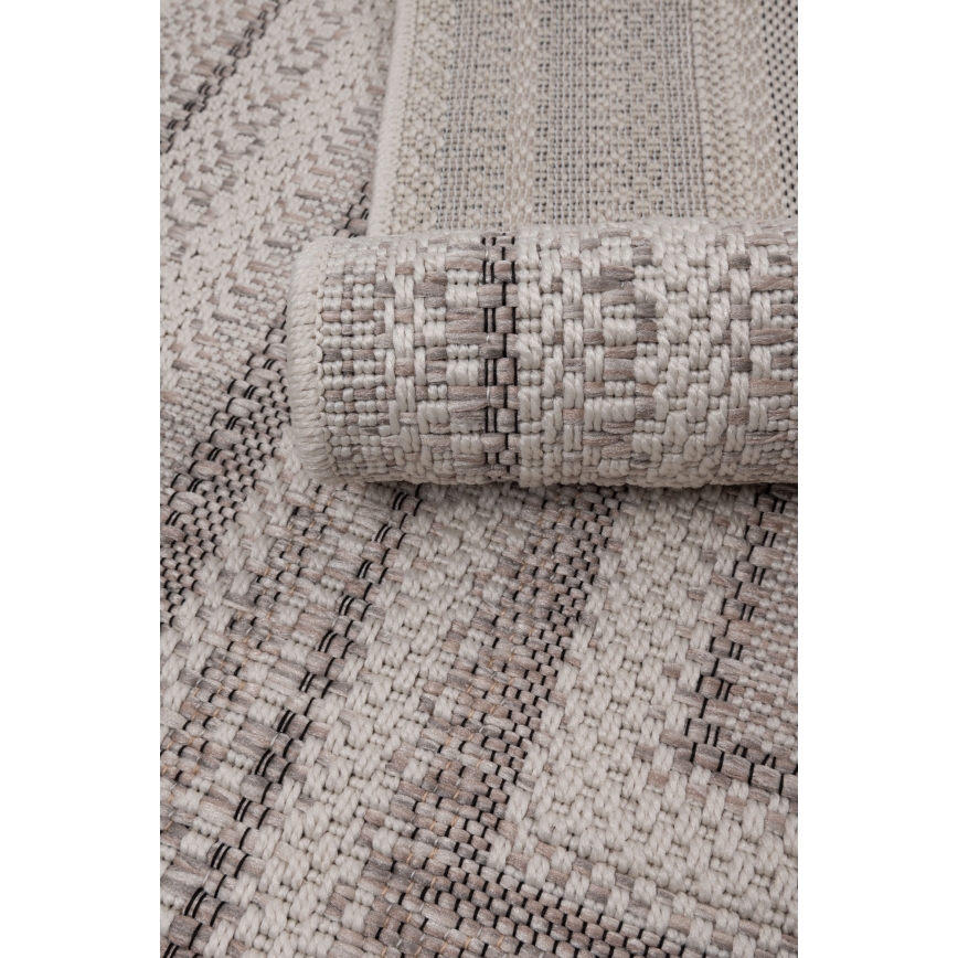 Tapis d'extérieur ORIA 70x140 cm, gris
