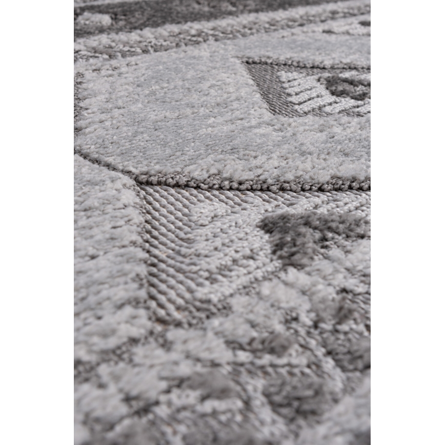 Tapis d'extérieur rond CHIARA Ø 120 cm gris