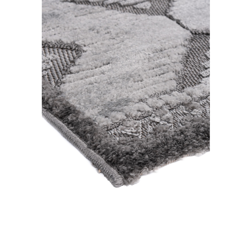 Tapis d'extérieur rond CHIARA Ø 120 cm gris