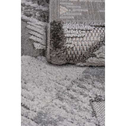 Tapis d'extérieur rond CHIARA Ø 120 cm gris
