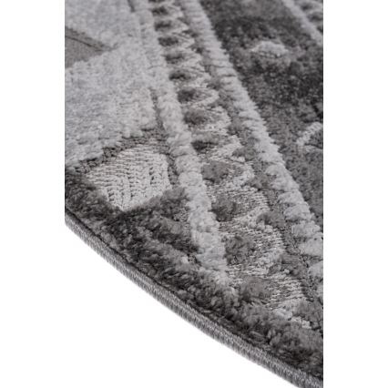 Tapis d'extérieur rond CHIARA Ø 120 cm gris