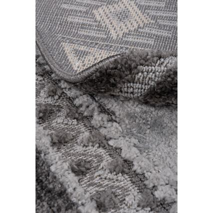 Tapis d'extérieur rond CHIARA Ø 120 cm gris