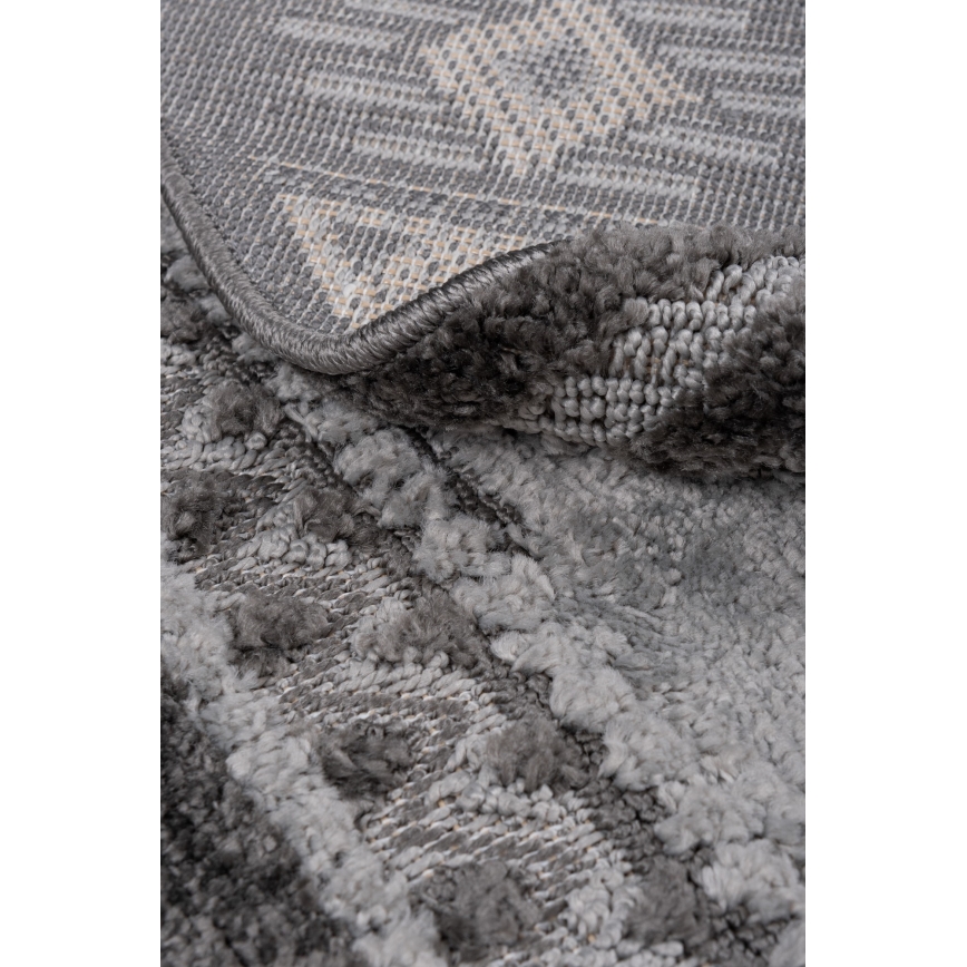 Tapis d'extérieur rond CHIARA Ø 120 cm gris